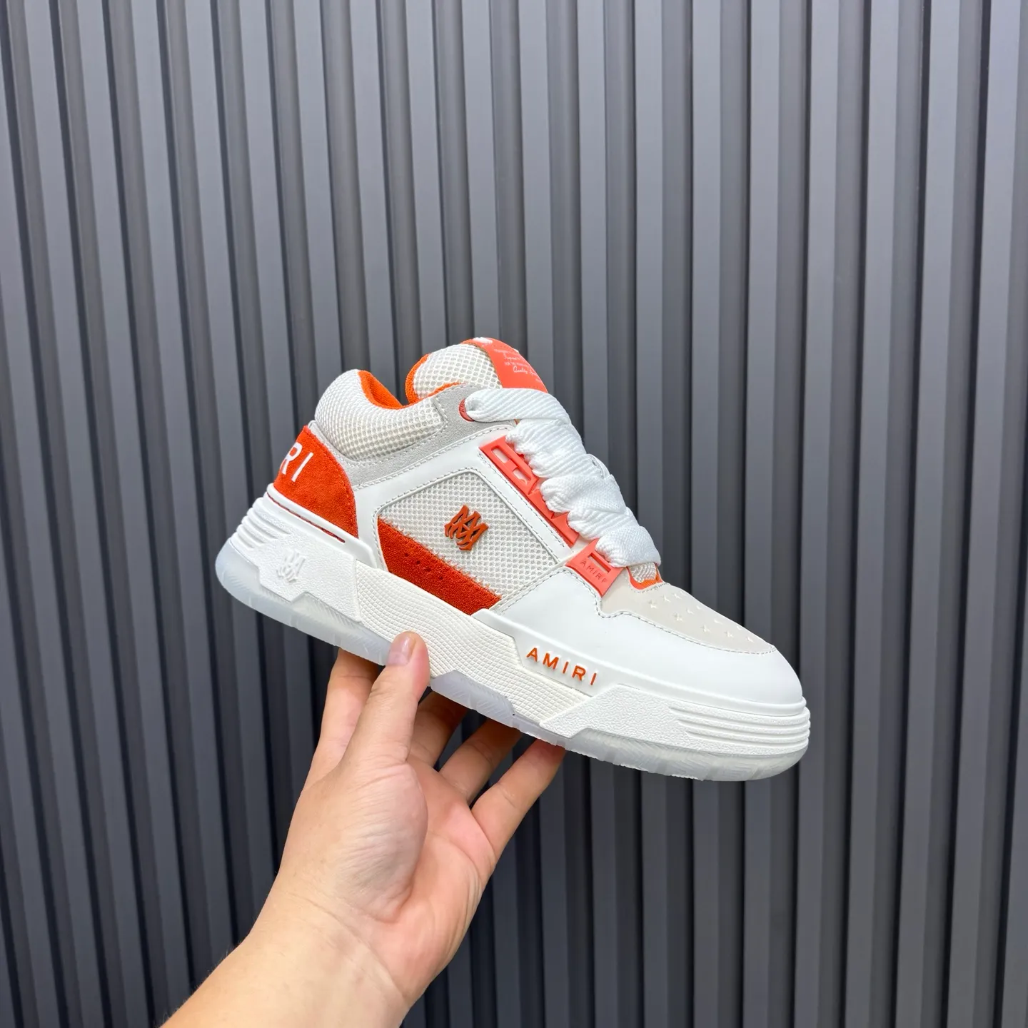 Men's shoes 💰660💰 AMIRI AMIRI trendy brand hot sale 🔥 Available all year round, couples 💑 Official website synchronization Imported fabrics 1⃣️ vs 1⃣️ replica, original factory special original sole, 35-45 (45. non-refundable)